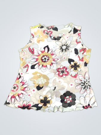Floral Print Sleeveless Top