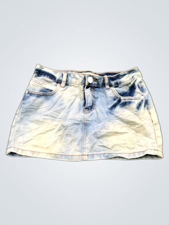 Light Blue Denim Skirt
