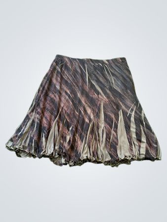 Coldwater Creek Printed Flared Skirt