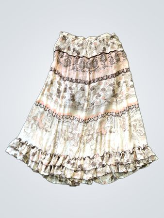 Unbranded Bohemian Floral Maxi Skirt