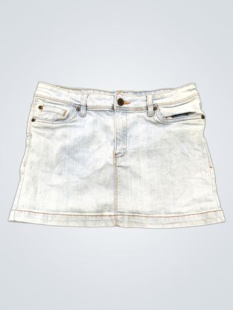 Light Blue Denim Skirt