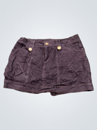 Black Cotton Skirt