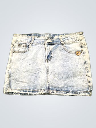 Light Blue Denim Skirt