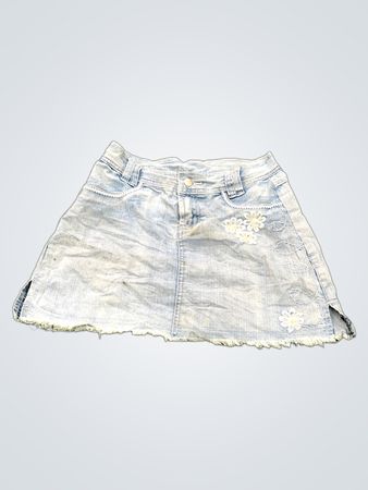 Light Blue Denim Skirt