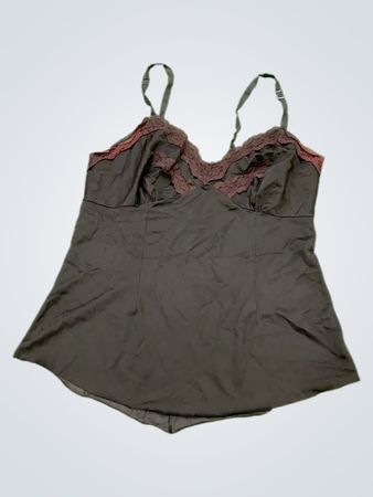 Black Lace Trim Camisole