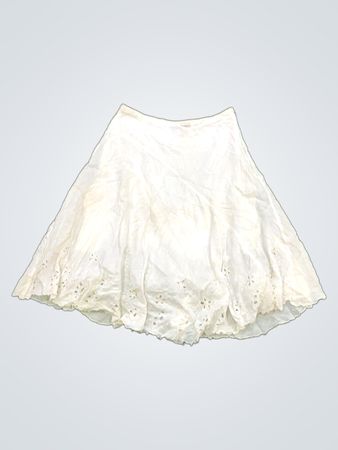 Papaya Women's White Skirt