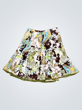 Floral Pattern Skirt