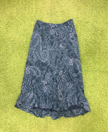 Kasper Petite Paisley Midi Skirt