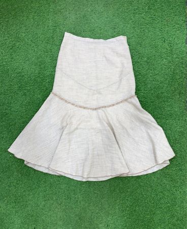Grayan Linen Blend Skirt