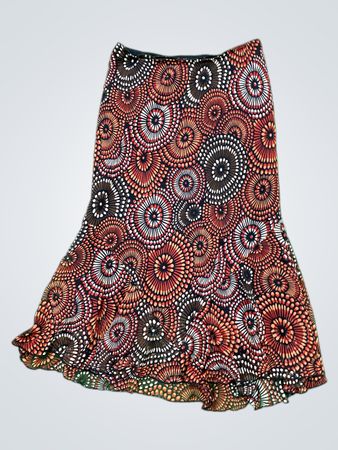 Daniel Laurent African Print Skirt