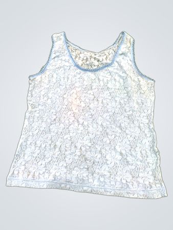 Lace Trim Tank Top