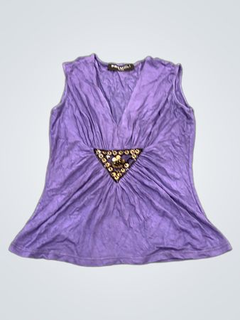 Premoli Purple Sleeveless Top