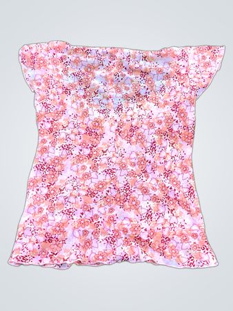 Blouse with Floral Pattern