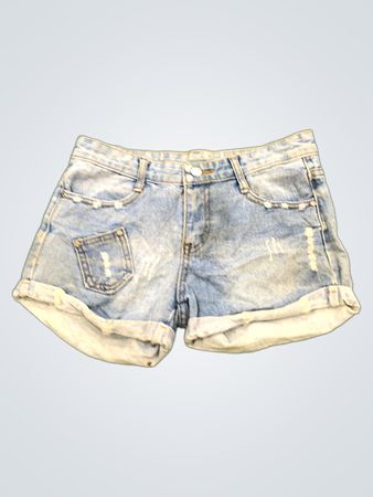 Light Blue Denim Shorts