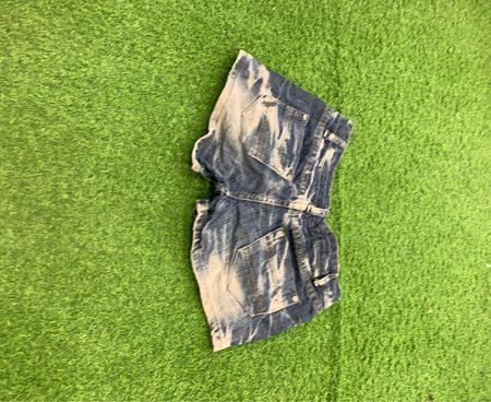 Distressed Denim Shorts