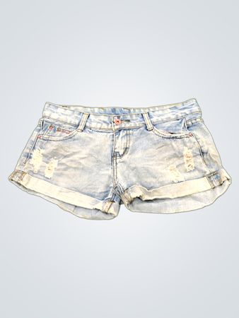 Light Blue Denim Shorts