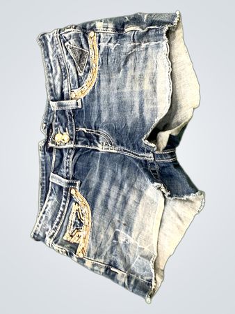 VIGOSS Embellished Denim Shorts