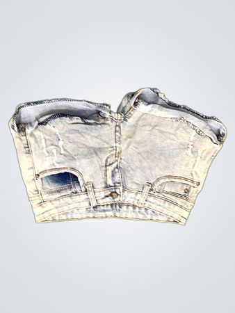 Light Blue Jeans Shorts