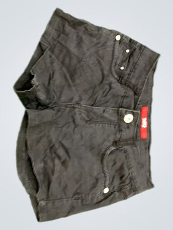 Black Shorts with Red Label