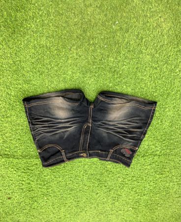 Black Denim Shorts
