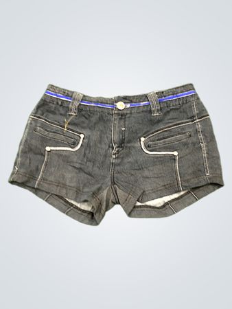 Gray Denim Shorts