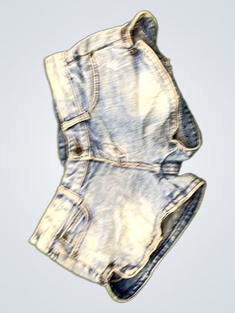 Light Blue Denim Shorts