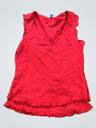 Red Sleeveless Top
