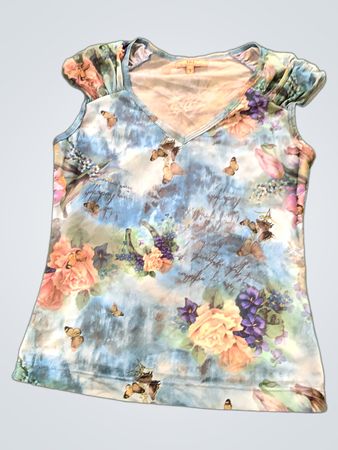 Floral Short Sleeve Top
