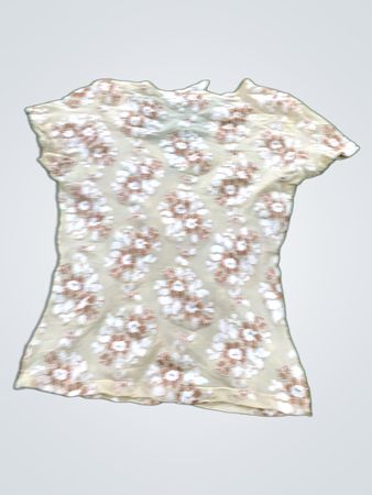Sheer Floral Mesh Top