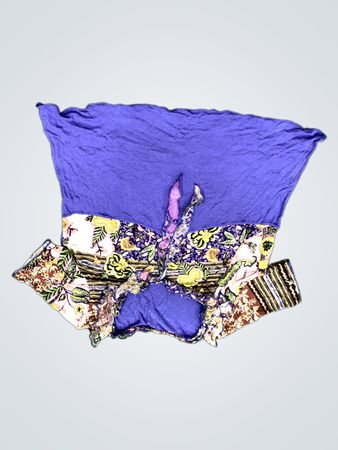 Purple Boho Shorts