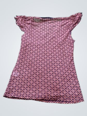 Brown and Orange Patterned Garment