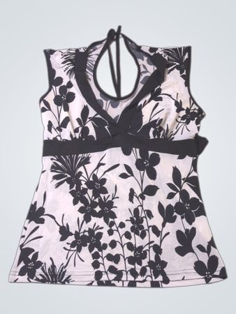 Cassis Collection Sleeveless Floral Top