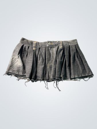 Jean-Rock mit Falten
