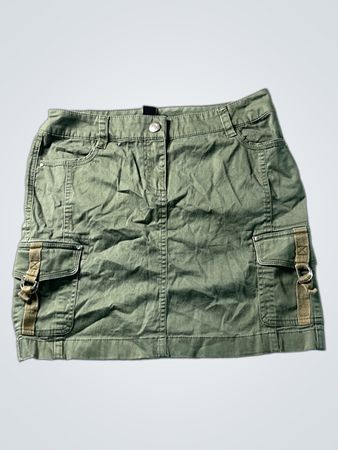 Damen Grüner Cargo-Rock