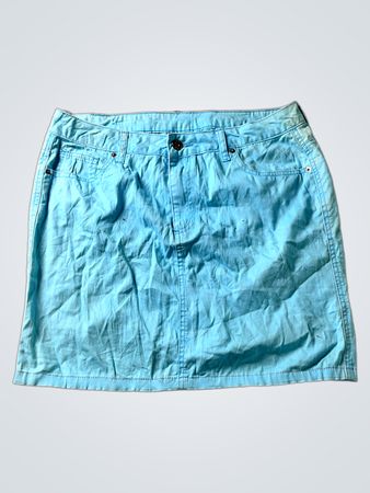 Jetzt Damen Blaue Jeansrock Größe 14