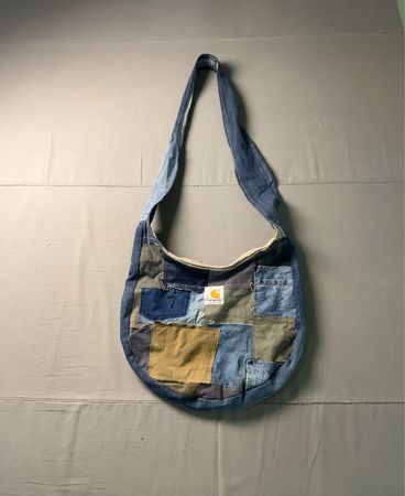 Carhartt Patchwork Denim Hobo Bag