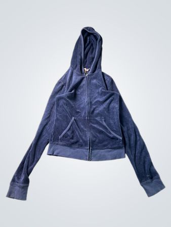 Juicy Couture Velour Zip-Up Hoodie