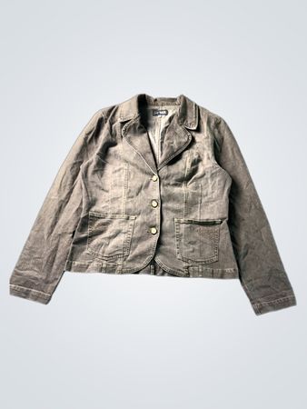 Women's Grey Denim Blazer