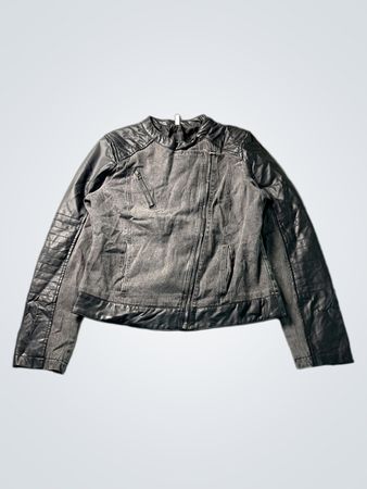 Matinée Women's Faux Leather Panel Jacket