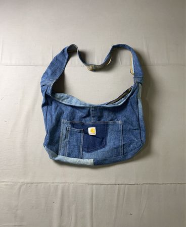 Carhartt Denim Patchwork Shoulder Bag