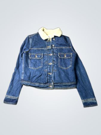 Old Navy Denim Sherpa Lined Jacket