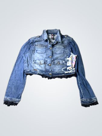 akdmks Denim Jacket with Embroidery