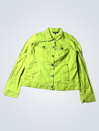 Lime Green Button-Up Jacket