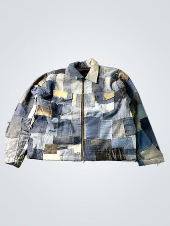 Upcycled Levi's Patchwork Denim Jacket