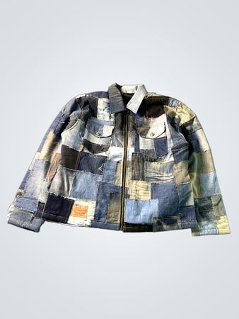 Upcycled Levi's Patchwork Denim Jacket