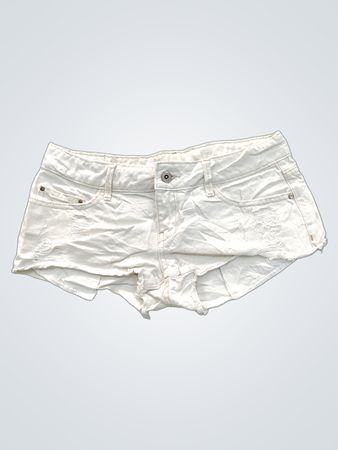 MNG JEANS Weiße Denim-Shorts