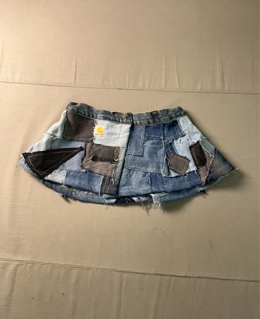 Carhartt Patchwork Denim Minirock