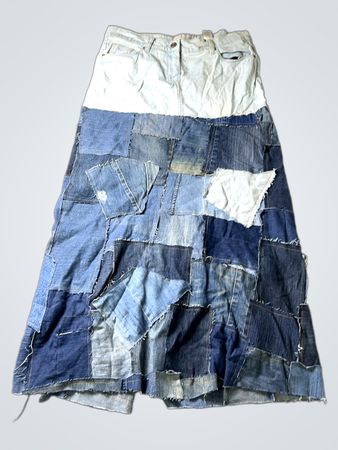 Nächste Jeans Patchwork Denim Maxi Rock