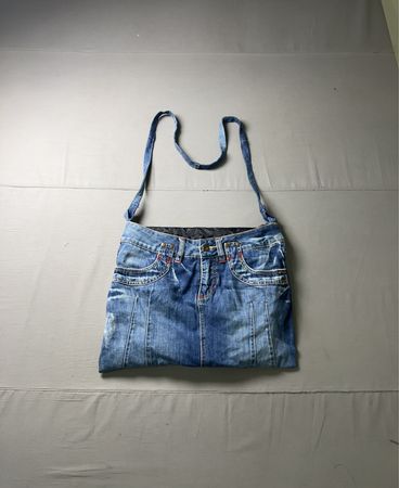 Denim tote bag