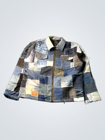 Upcycled Levi's Patchwork Denim Jacket